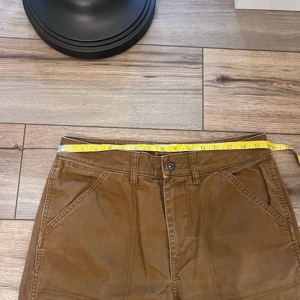 REI Co-op Trailsmith Double Knee Brown Canvas Pants Workwear Women's 10 (32x30") - Picture 5 of 8